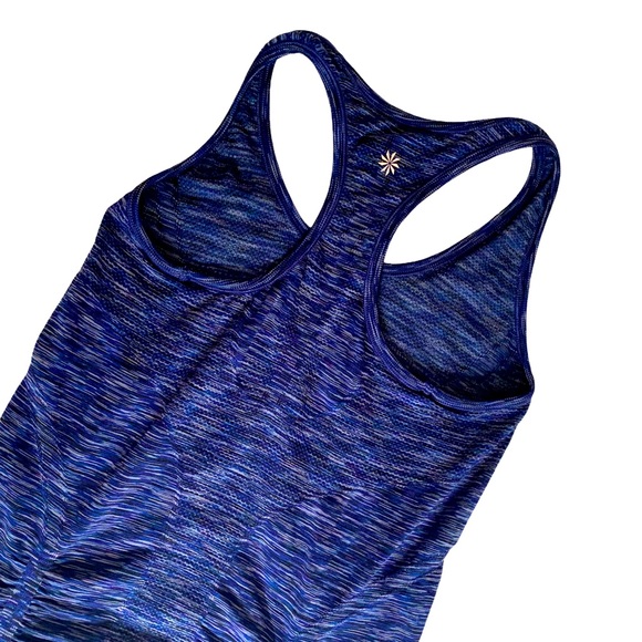 Athleta Fastest Track Tank Blue Space Dye - Picture 3 of 15